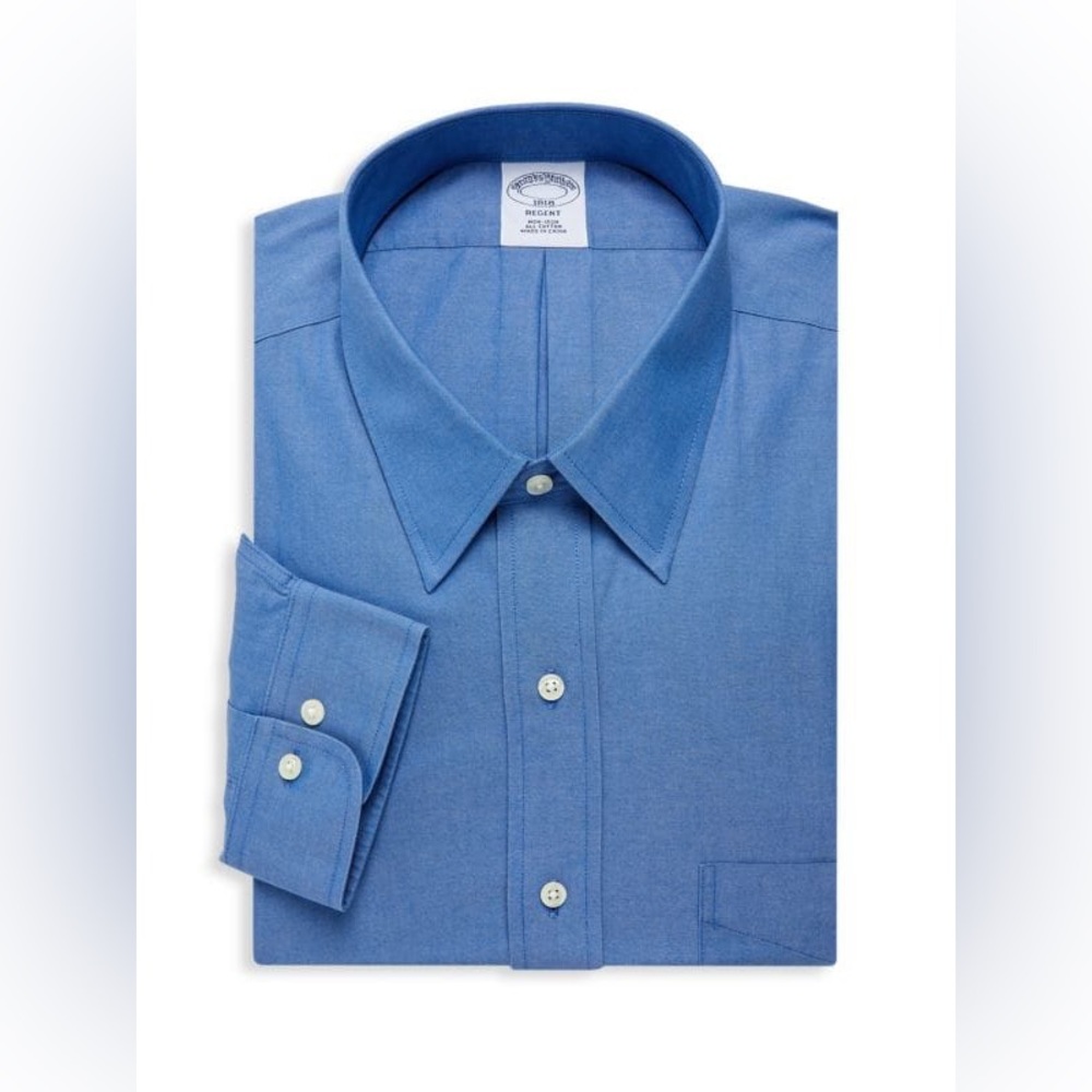 Brooks Brothers 17-2/3 Regent Solid Dress Shirt